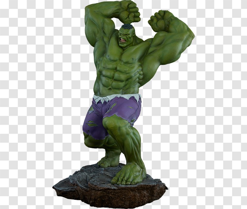 Hulk Thor Thing Statue Sideshow Collectibles - Marvel Avengers Assemble - Toy Transparent PNG