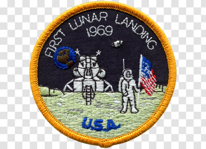 Embroidered Patch Apollo Program Badge Mission 11 - 13 - Nasa Transparent PNG