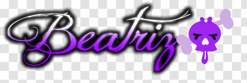 Logo Brand Font - Purple - Nome Transparent PNG