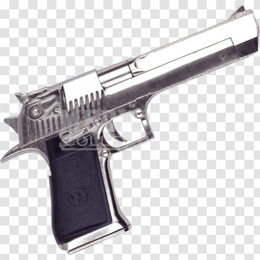Trigger IMI Desert Eagle Firearm Revolver .50 Action Express - Chrome Plating Transparent PNG