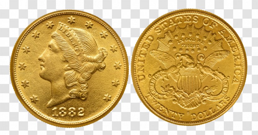 Gold Coin Collecting Double Eagle Half - Dollar - Pieces Transparent PNG