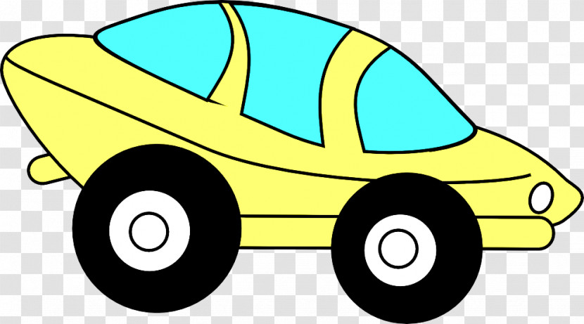 Vehicle Yellow Transport Line Car Transparent PNG