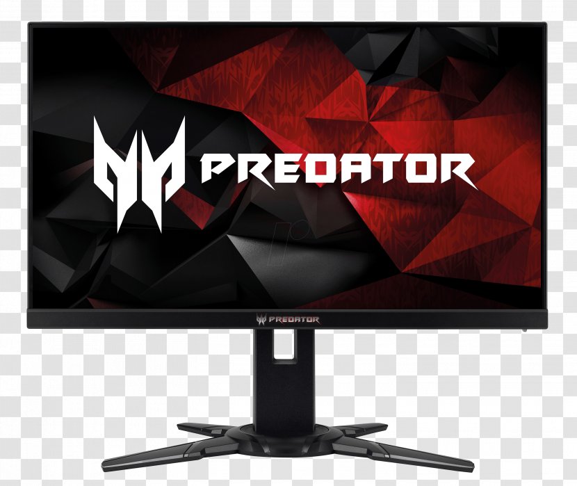 Computer Monitors Nvidia G-Sync Acer Aspire Predator DisplayPort Refresh Rate - Liquidcrystal Display Transparent PNG