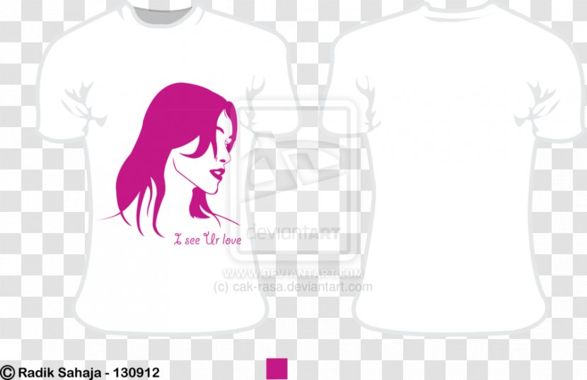 T-shirt Tops Sleeve - Flower Transparent PNG