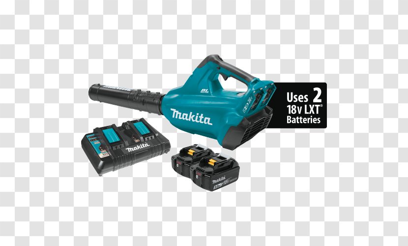 Makita Cordless Lithium-ion Battery Leaf Blowers Tool - Electric - Outdoor Power Equipment Transparent PNG