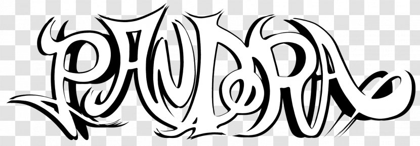Logo Brand Calligraphy Font - Monochrome - Rock Fragments Transparent PNG