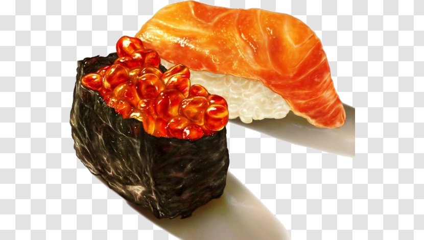 Sushi Japanese Cuisine Seafood Bento - Cake Transparent PNG
