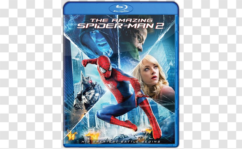 Emma Stone The Amazing Spider-Man 2 Blu-ray Disc Ultra HD - Spiderman Transparent PNG