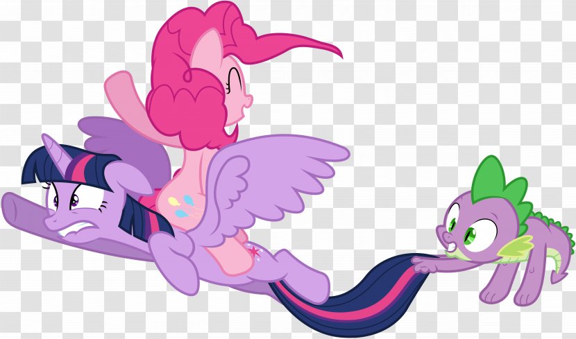 Pony Pinkie Pie Spike Twilight Sparkle Rarity - Mythical Creature - My Little Transparent PNG