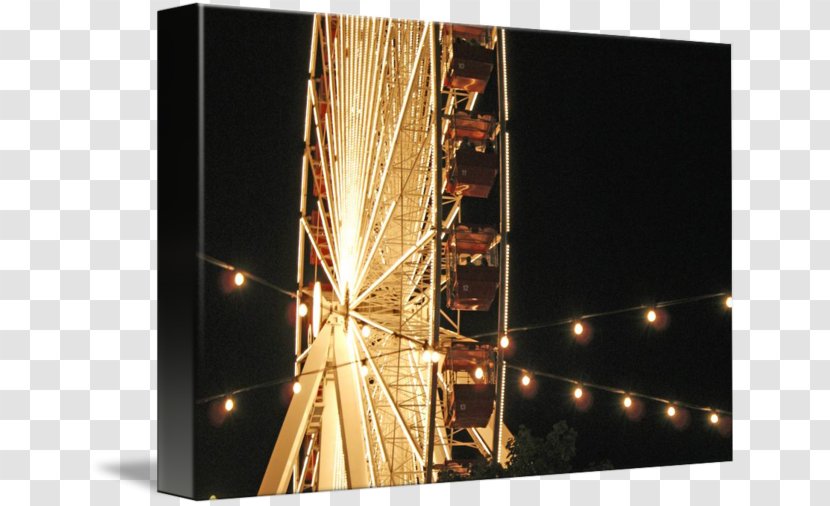 Navy Pier Gallery Wrap Canvas Tourist Attraction Ferris Wheel - Lighting Transparent PNG