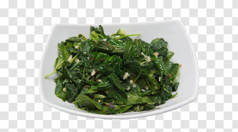 Spinach Salad West African Cuisine Dum Aloo Kebab - Superfood - Fresh Garlic Transparent PNG