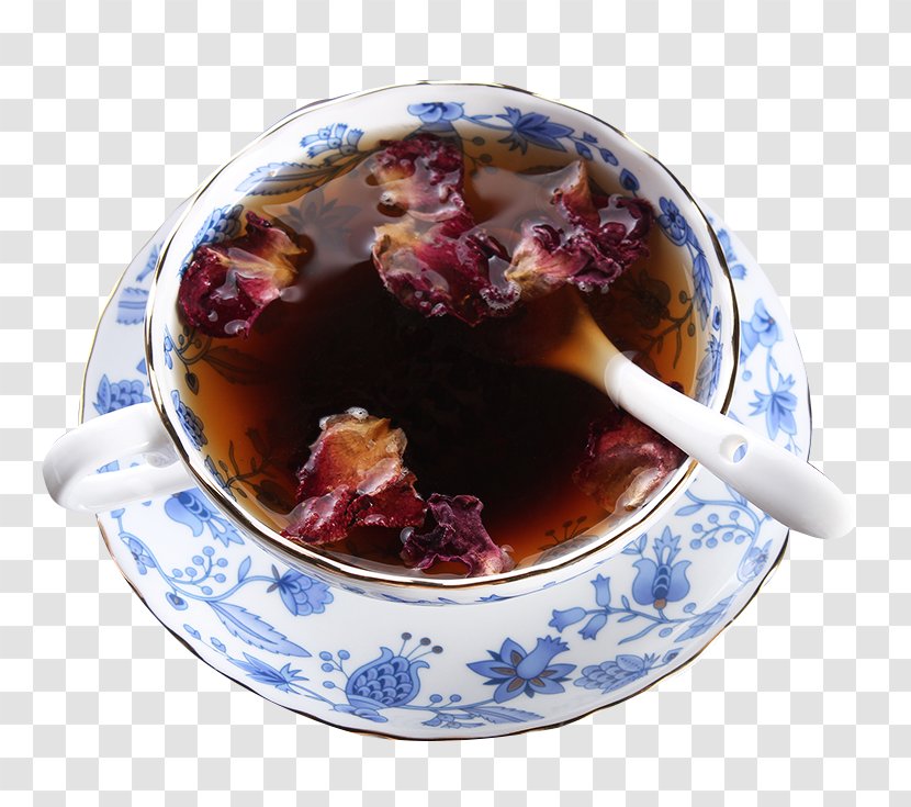 Tea Brown Sugar - Dish - Rose Material Transparent PNG