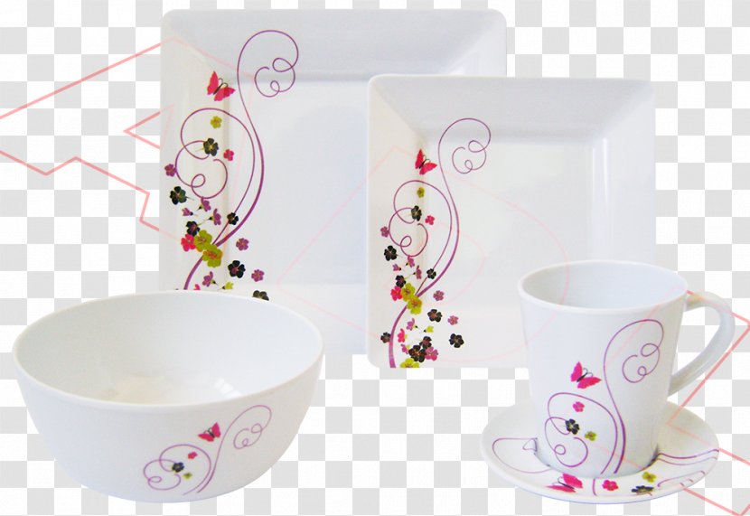 Tableware Porcelain Coffee Cup Saucer - Ceramic - Table Transparent PNG