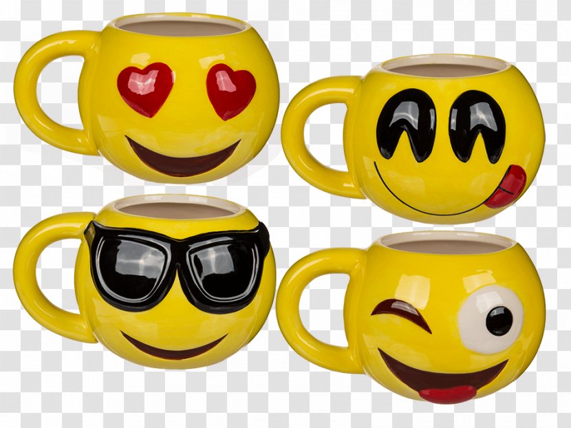 Emoji Mug Teacup Ceramic Gift - Cup Transparent PNG