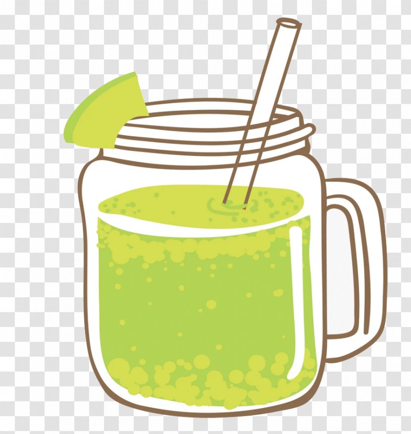 Juice Smoothie Cocktail Lemonade Clip Art - Green Drink Transparent PNG
