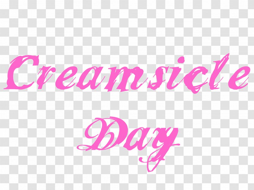 Creamsicle Day. - Love - Text Messaging Transparent PNG