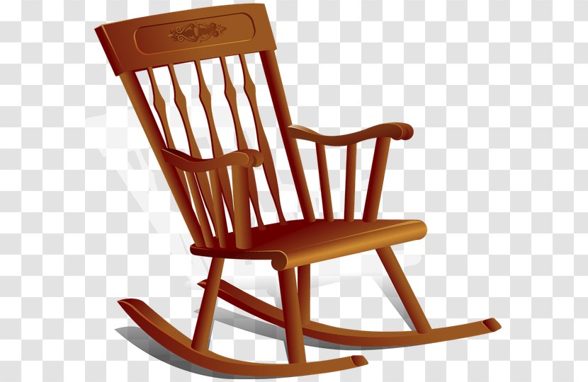 Rocking Chairs Garden Furniture Glider Clip Art - Chair Transparent PNG