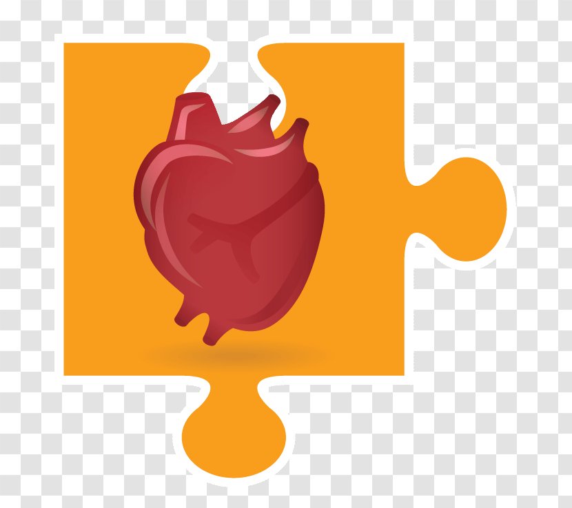 Clip Art Illustration Vector Graphics Image - Orange Heart - World No Tobacco Day Cardiovascular Disease Transparent PNG