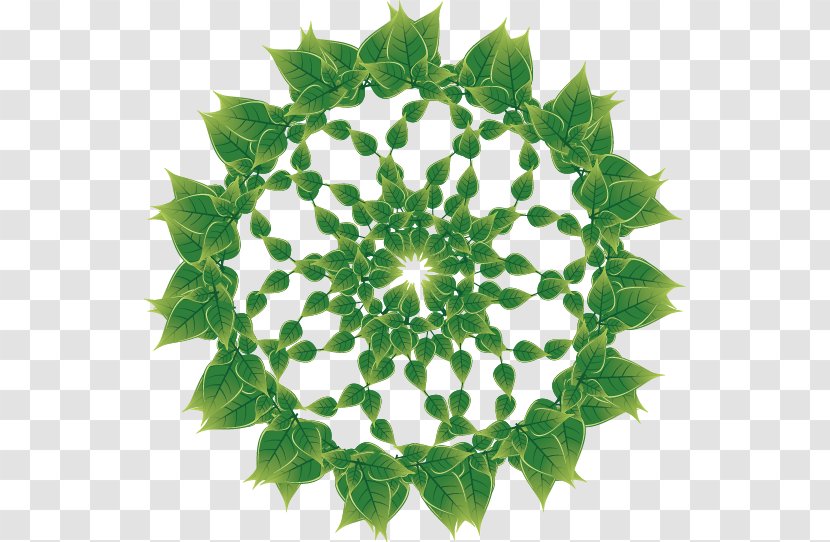 Napkin Crochet Charger Table Placemat - Creative Ring Leaves Transparent PNG
