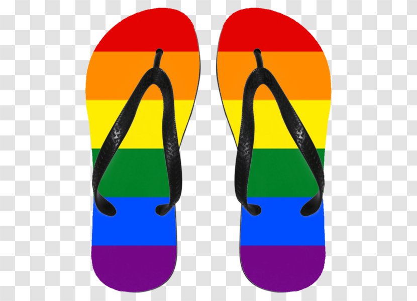 Flip-flops Clip Art Product Design Shoe - Sandal - Rainbow Flip Flop Transparent PNG