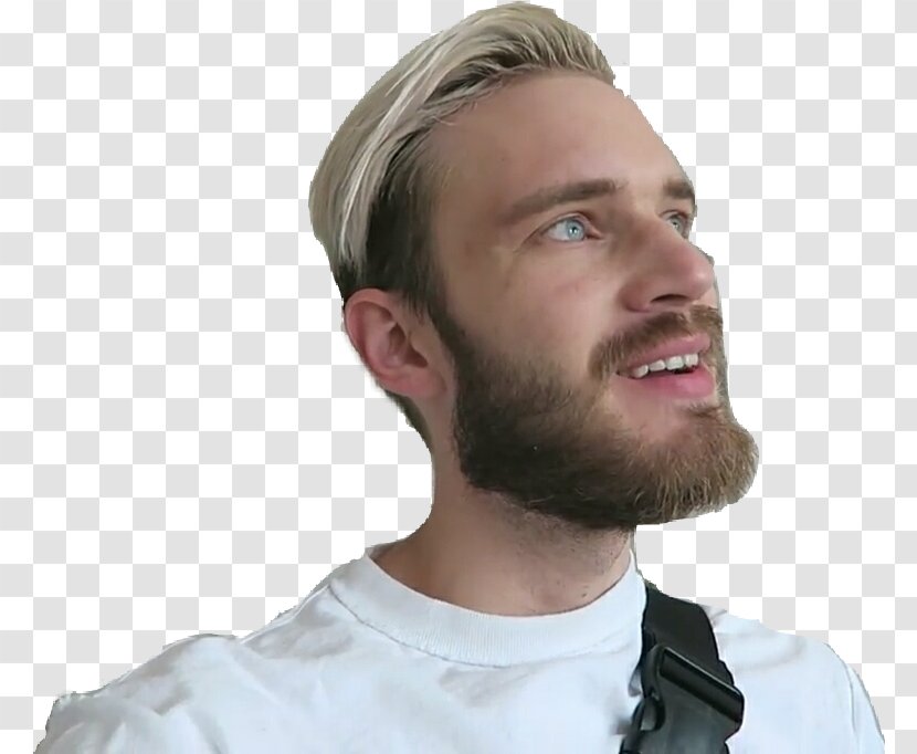 PewDiePie Image Beard Face - Cap - Pewdiepie Transparent PNG