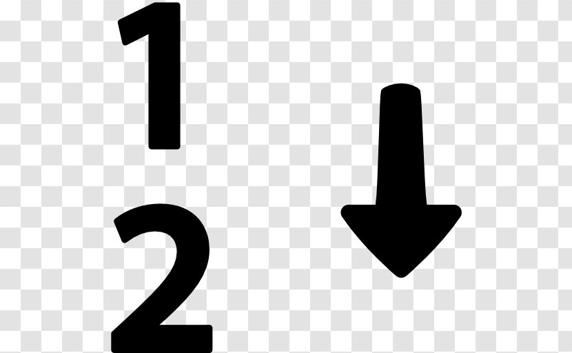 Number Sorting Algorithm - Database - Sort Icon Transparent PNG