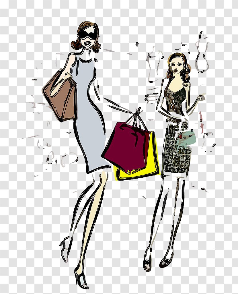 Chanel Shopping Fashion Personal Shopper Belt - Handbag - Woman Transparent PNG