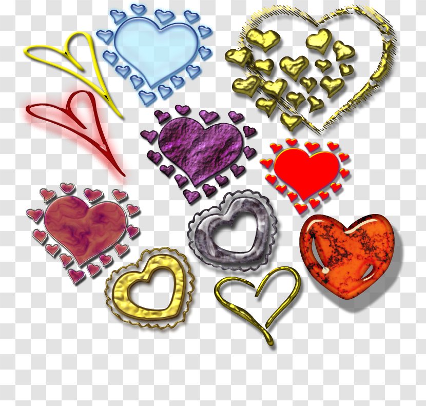 Heart Author July 16 Body Jewellery Clip Art Transparent PNG