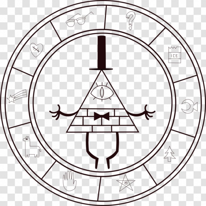 Station Clock Bill Cipher Industrialist In The Dining Room - Wall Transparent PNG