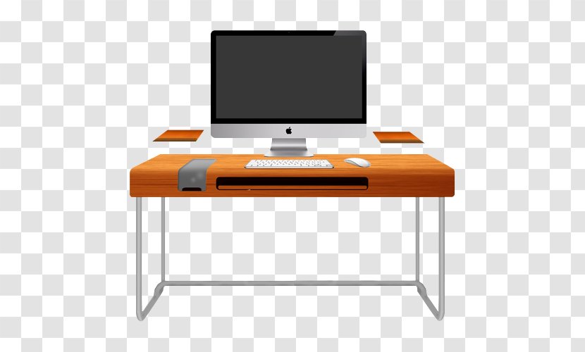 Table Computer Desk Office - Small Officehome - Lab Transparent PNG