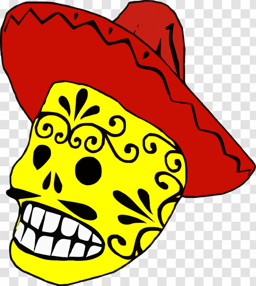 Calavera Mexican Cuisine Day Of The Dead Clip Art Transparent PNG