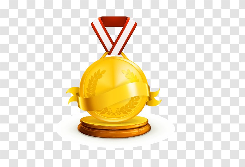 Award Gold Medal Clip Art - Prize - Medals Transparent PNG