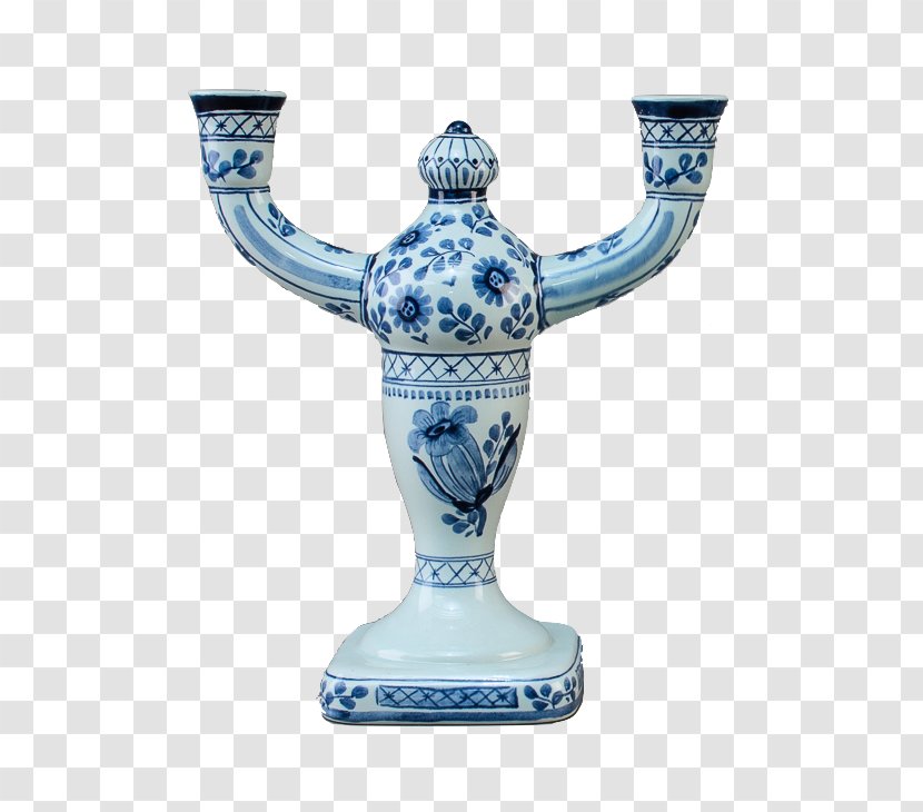 Ceramic Vase Figurine Blue And White Pottery Statue Transparent PNG