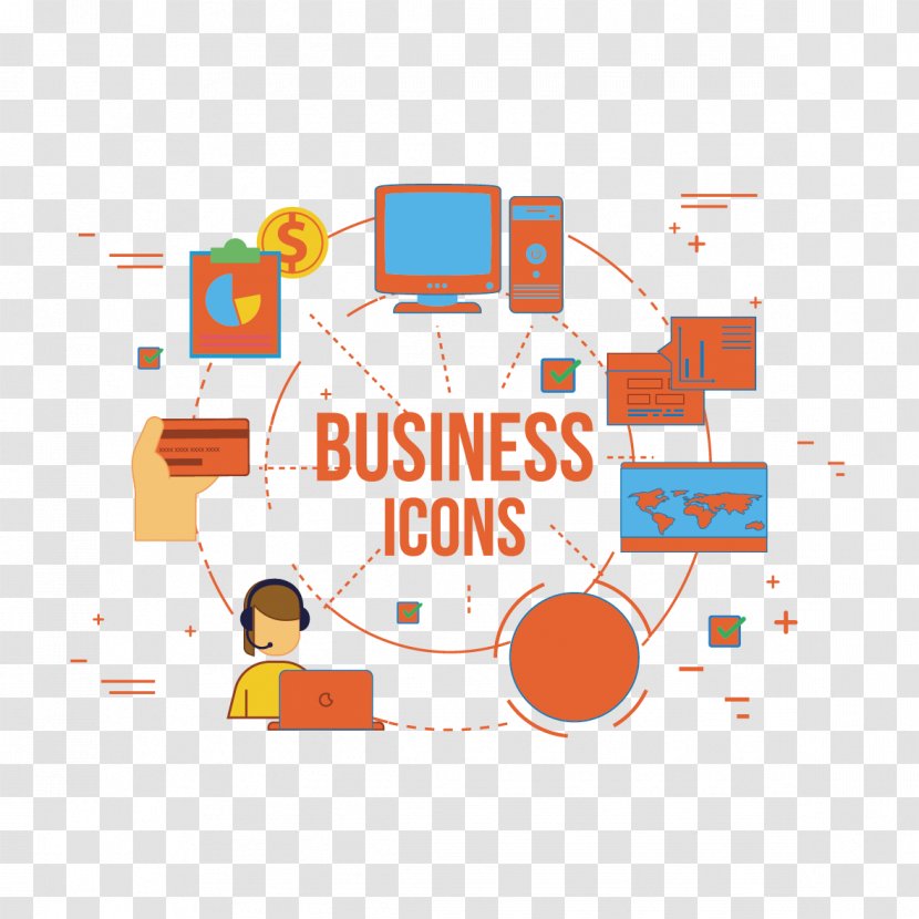 Internet Business Icon - Material - Flat Transparent PNG