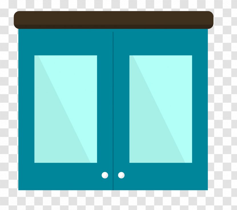 Brand Pattern - Rectangle - Vector Blue Cupboard Transparent PNG