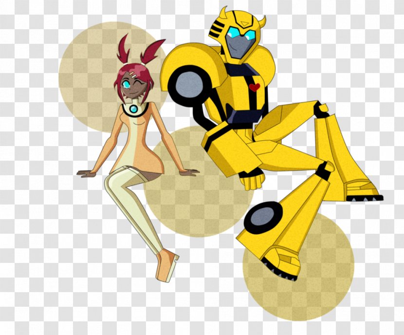 Honey Bee Bumblebee Prowl Optimus Prime Megatron - Transformers Animated - Sari Sumdac Transparent PNG