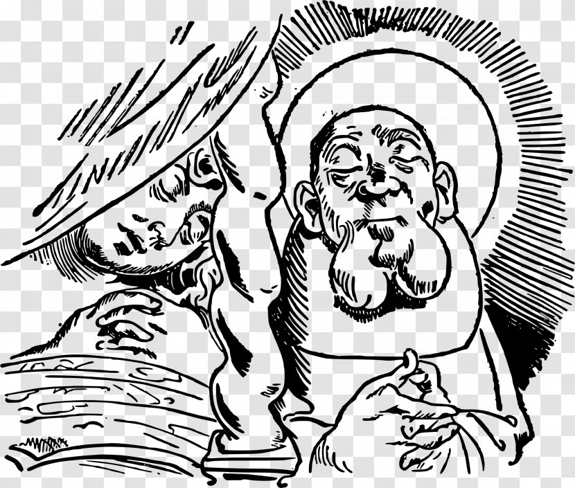 Der Heilige Antonius Von Padua Bildergeschichten Ordination Max And Moritz Clip Art - Silhouette - Gudi Padwa Transparent PNG