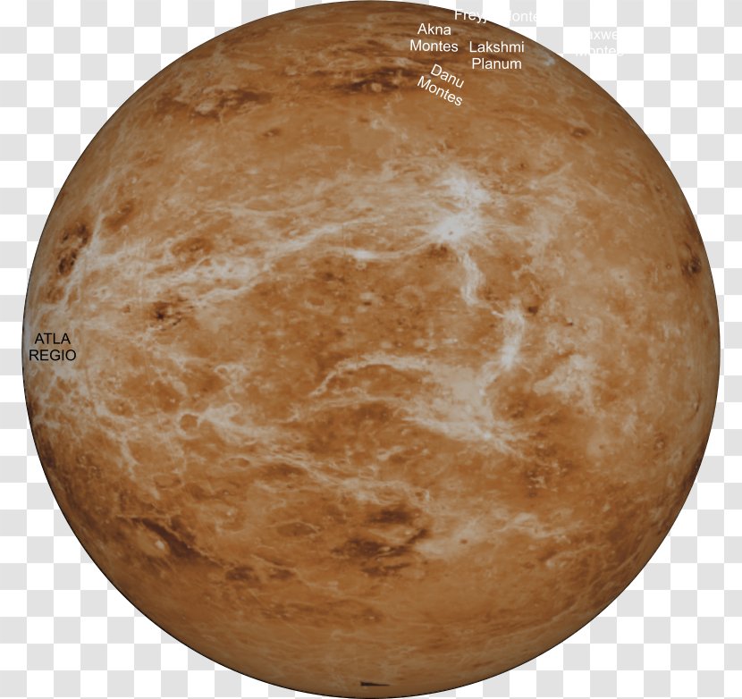 Planet Venus Sphere - Evening Transparent PNG