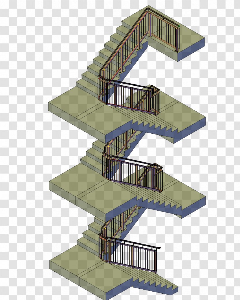 Architecture Line Angle - Structure - Staircase Model Transparent PNG