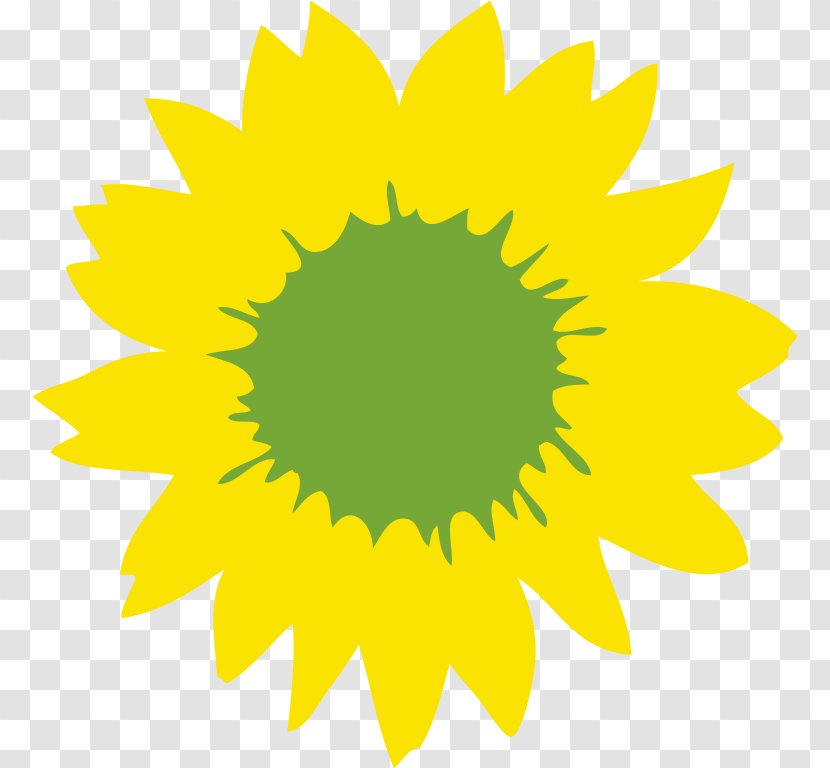 Green Party Of The United States Politics Political European - Sunflower Graphics Transparent PNG
