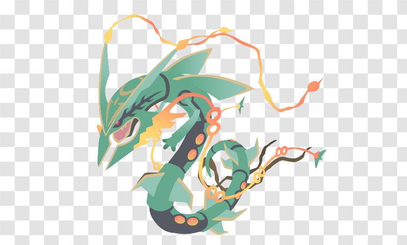Rayquaza Video Games Drawing Deoxys Image - Fictional Character - Coloring Book Transparent PNG