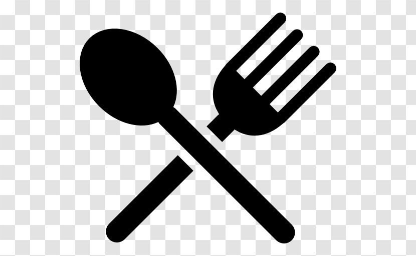 Knife Fork Symbol Spoon Cutlery - Pitchfork Transparent PNG