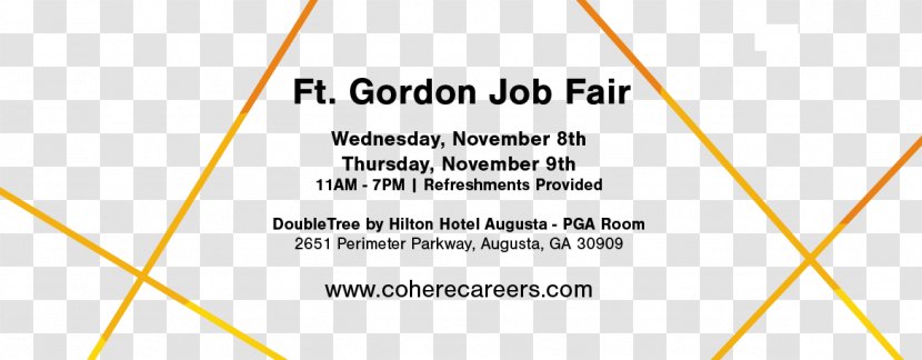 Job Fair News Fort Gordon Cohere Technology Group, LLC - Career Transparent PNG