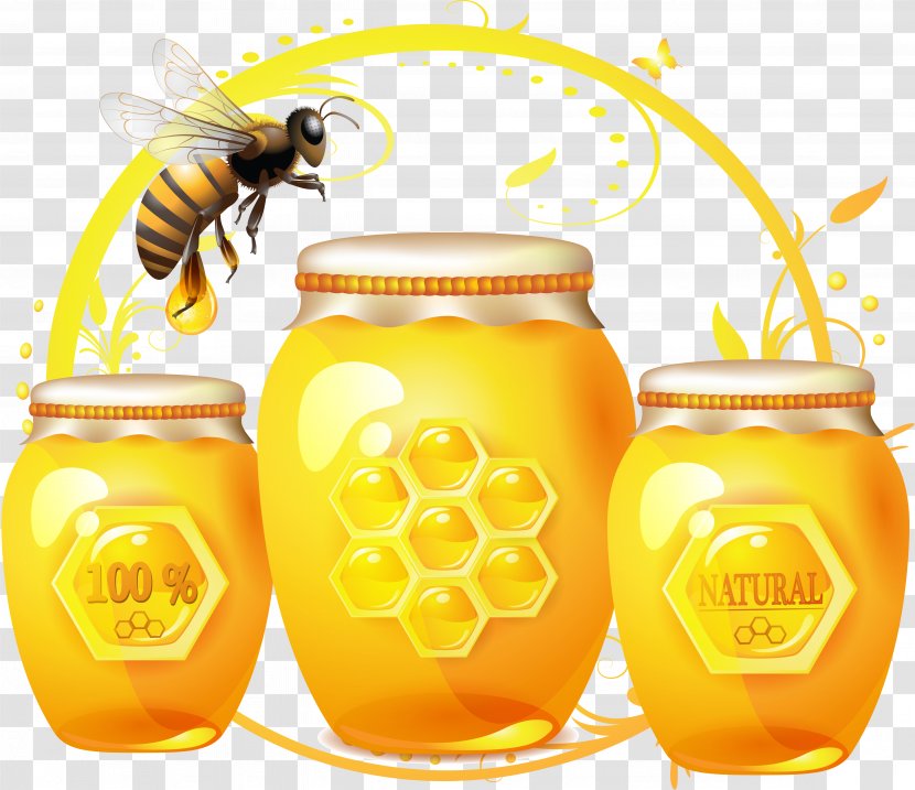 Bee Honey Royalty-free - Membrane Winged Insect Transparent PNG