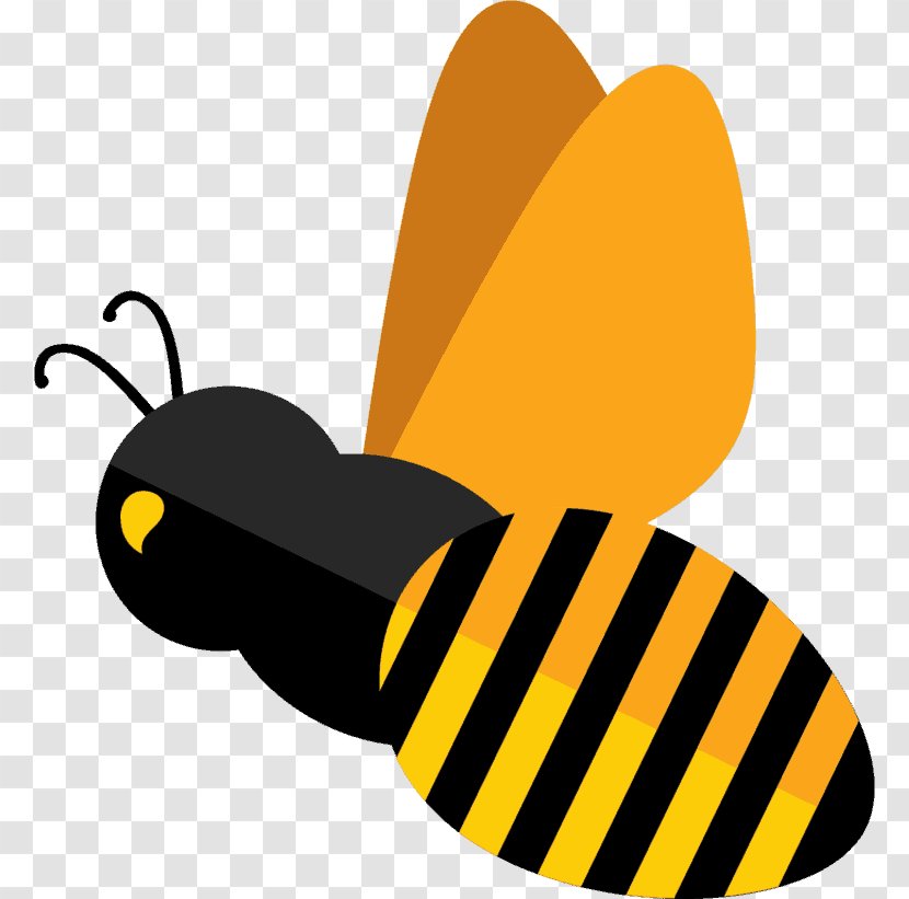 Honey Bee Vector Graphics Honeycomb - Bumblebee - Clipart Transparent PNG