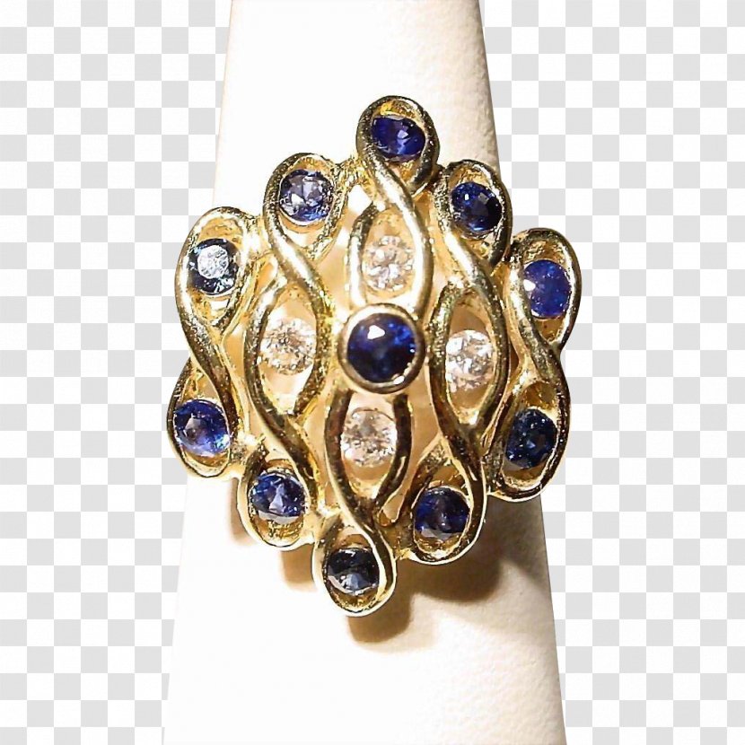 Sapphire Jewellery Ring Colored Gold Diamond Transparent PNG