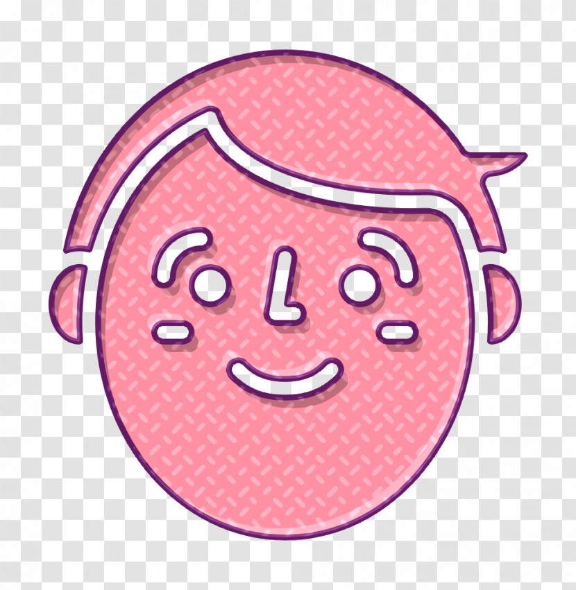 Man Icon Emoji Icon Happy People Icon Transparent PNG