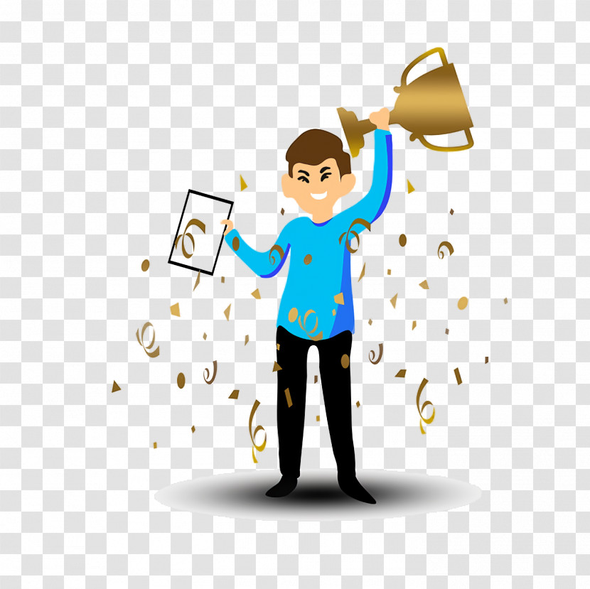 Flat Design Award Successful Images Cartoon Transparent PNG