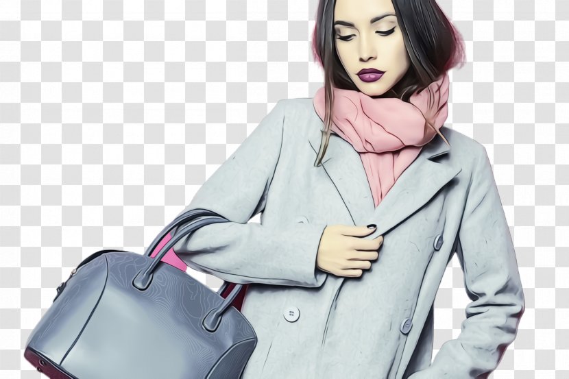 Skin Pink Outerwear Shoulder Bag - Fashion Accessory Coat Transparent PNG