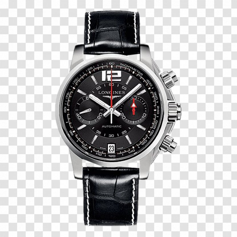Chronograph Longines Automatic Watch Replica Transparent PNG